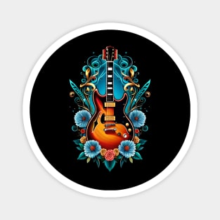 Electric guitar tattoo style 24 Magnet